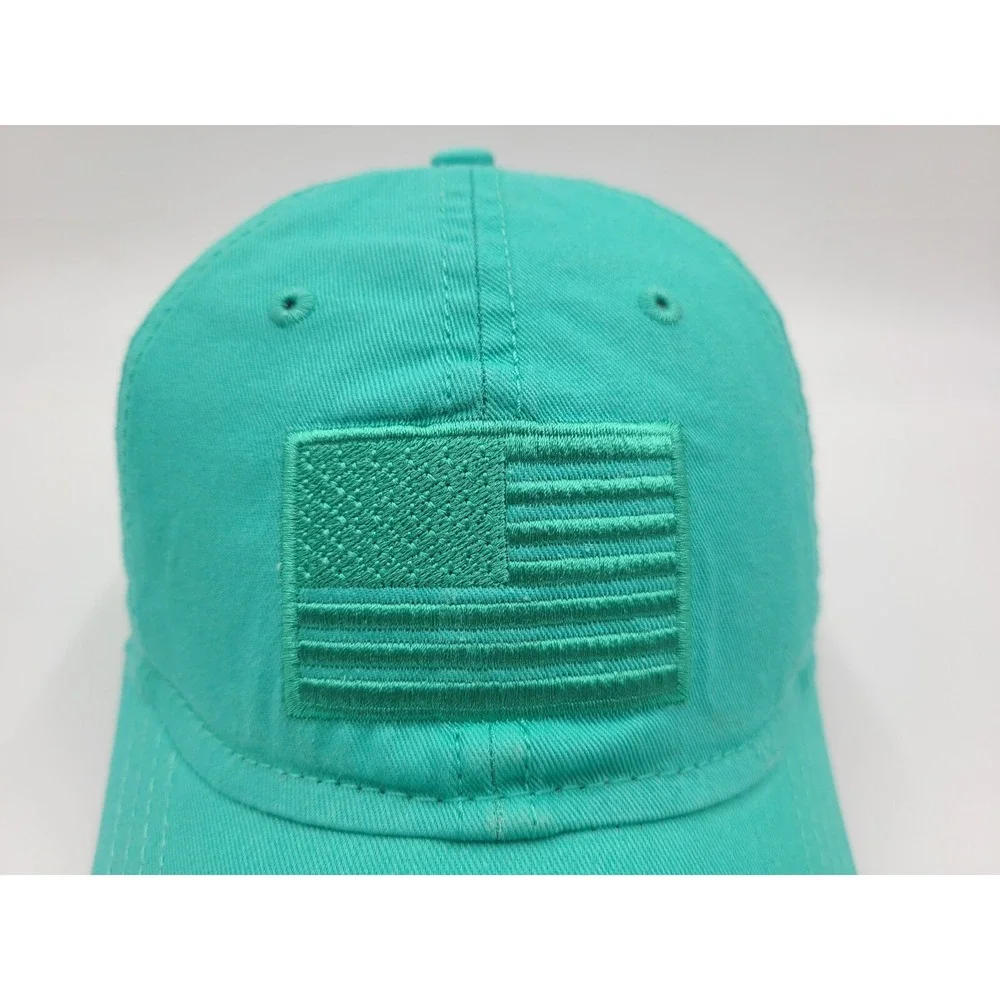 American Flag Academy Sports Outdoors Adjustable Hat Cap Dad Mom Men Women Blue